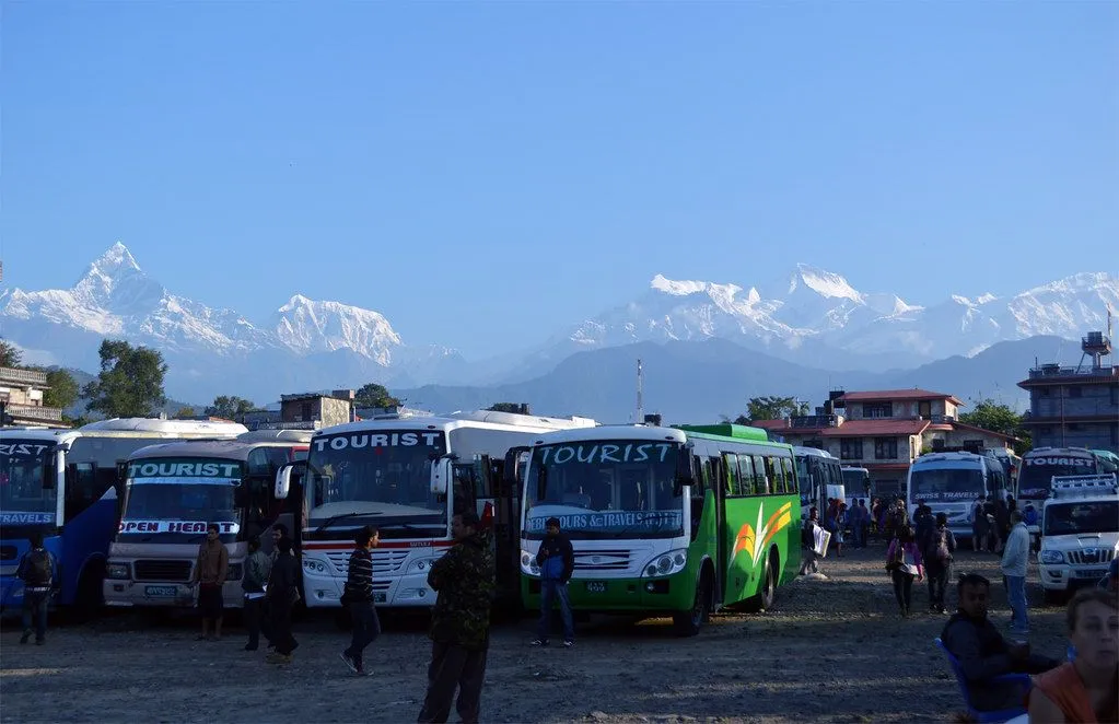 buses of Kathmandu - Besisahar