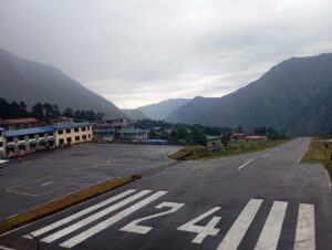 Lukla Airport in Everest Circuit trek
