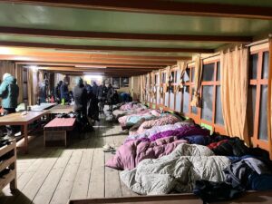 Porters sleeping during Tilicho Lake Trek