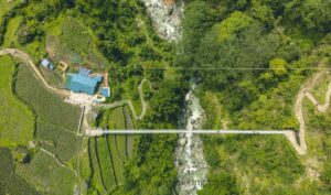 Ariel view of Jhinu danda vicinity 