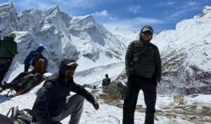 trekkers on Dharmasala
