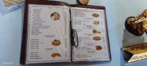 menu @ Ghorepani