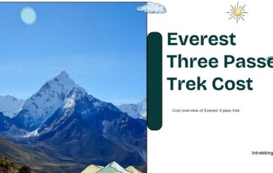 Everest Three Passes Trek Cost