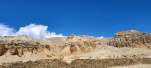 Sight from Ghami to Lo Manthang