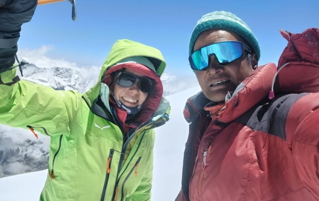 Selfie taken during Ama Dablam Expedition