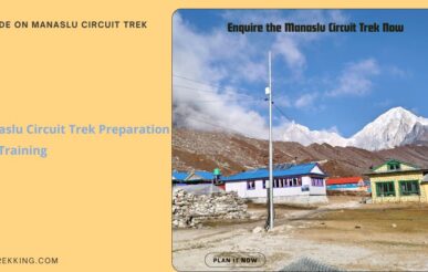 Manaslu circuit trek preparation