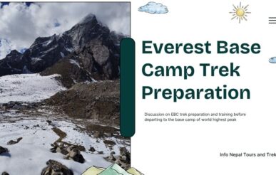 Everest base camp trek preparation