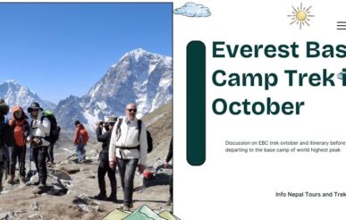 Everest Base camp Trek in October