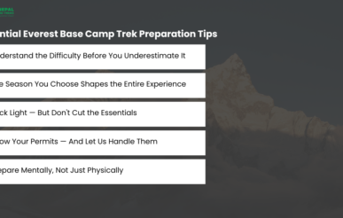 5 Things to Know Before Trekking to Everest Base Camp