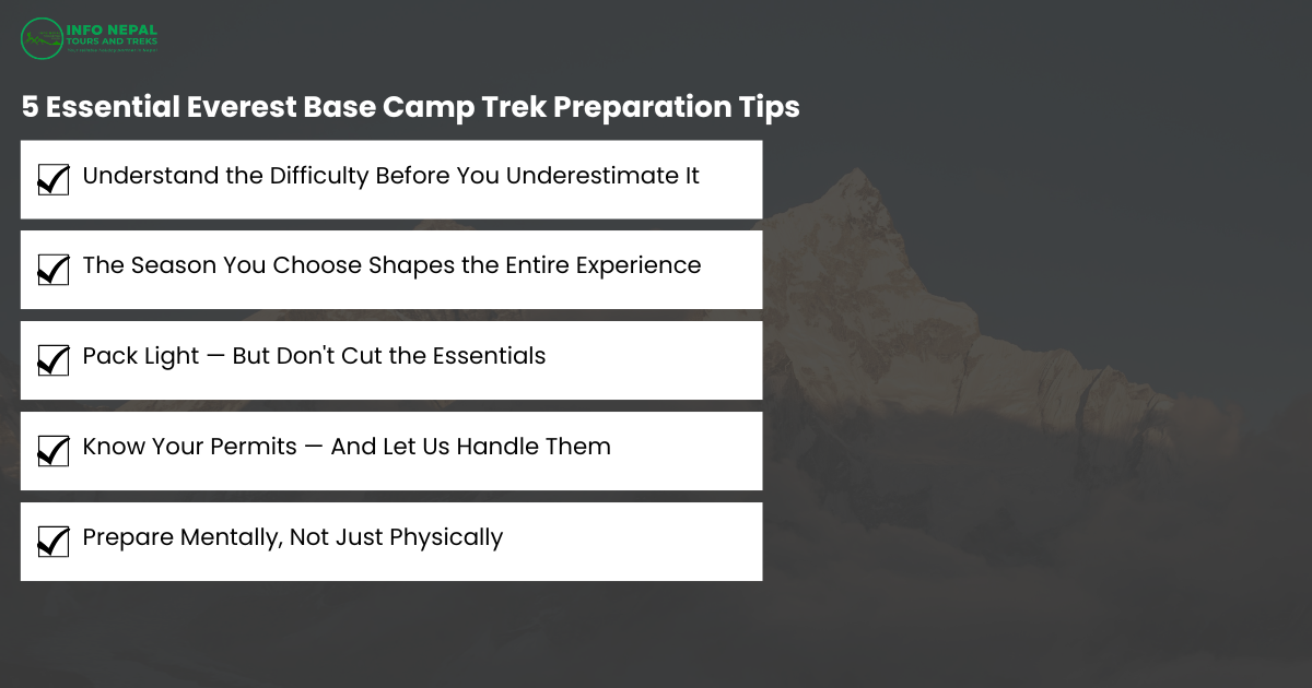 5 Things to Know Before Trekking to Everest Base Camp